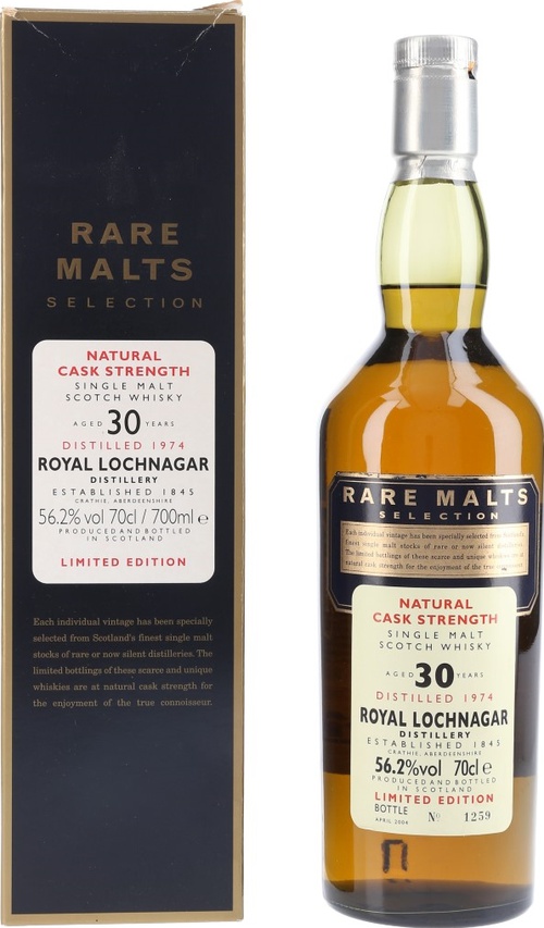 Royal Lochnagar 1974 Rare Malts Selection 56.2% 700ml