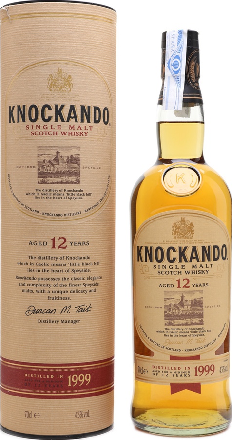 Knockando 1999 Bourbon + Sherry Casks 43% 700ml