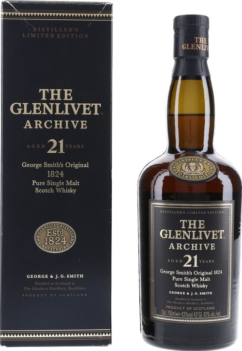 Glenlivet 21yo Archive Distiller's Limited Edition 43% 700ml