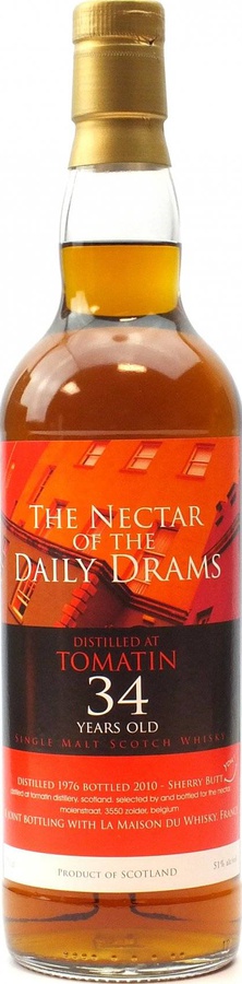 Tomatin 1976 DD The Nectar of the Daily Drams Sherry Butt LMDW 51% 700ml
