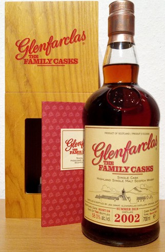 Glenfarclas 2002 The Family Casks Release S18 Sherry Butt #3769 58% 700ml