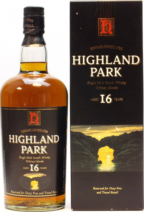 Highland Park 16yo Duty Free Old Label 40% 1000ml