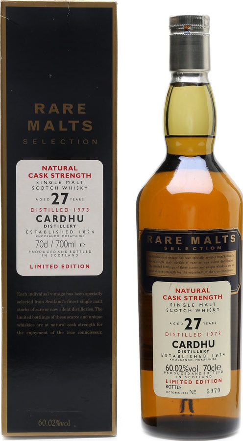 Cardhu 1973 Rare Malts Selection 60.02% 700ml