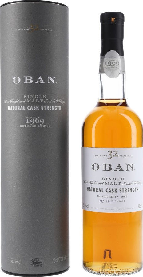Oban 1969 Diageo Special Releases 2002 55.1% 700ml