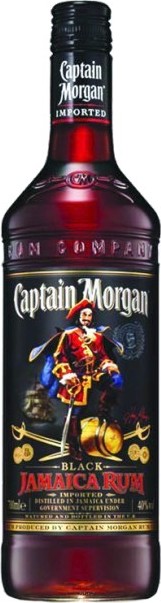Captain Morgan Black Label Jamaican Rum 40% 700ml