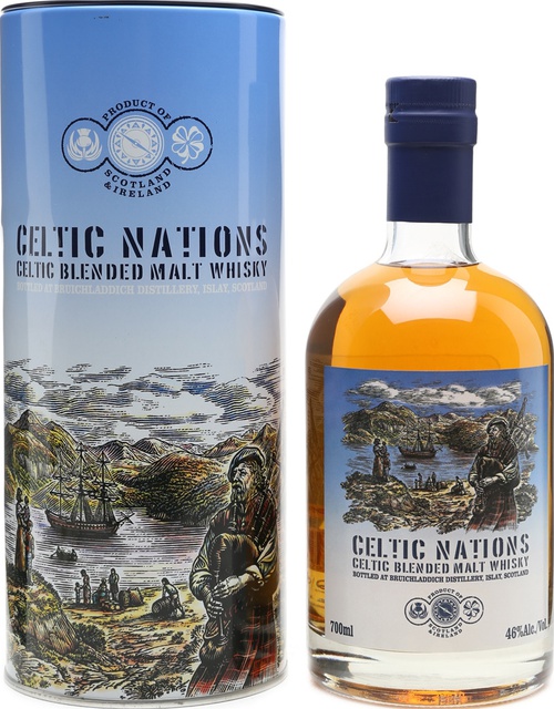 Bruichladdich Celtic Nations Celtic Blended Malt Whisky 46% 700ml