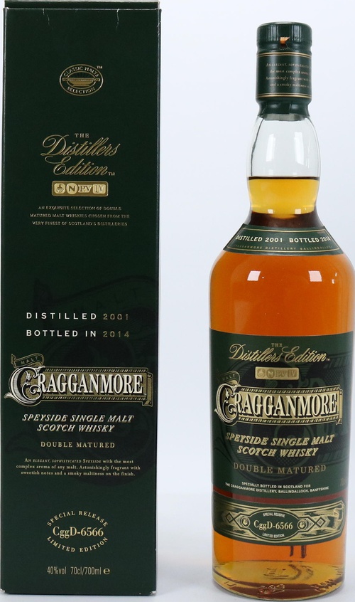 Cragganmore 2001 The Distillers Edition 40% 700ml