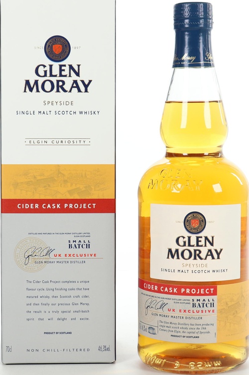 Glen Moray Cider Cask Project Curiosity Collection 46.3% 700ml