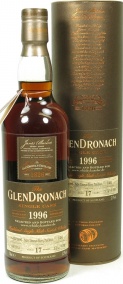 Glendronach 1996 Single Cask Pedro Ximenez Sherry Puncheon #1482 www.whiskykanzler.de 52.9% 700ml