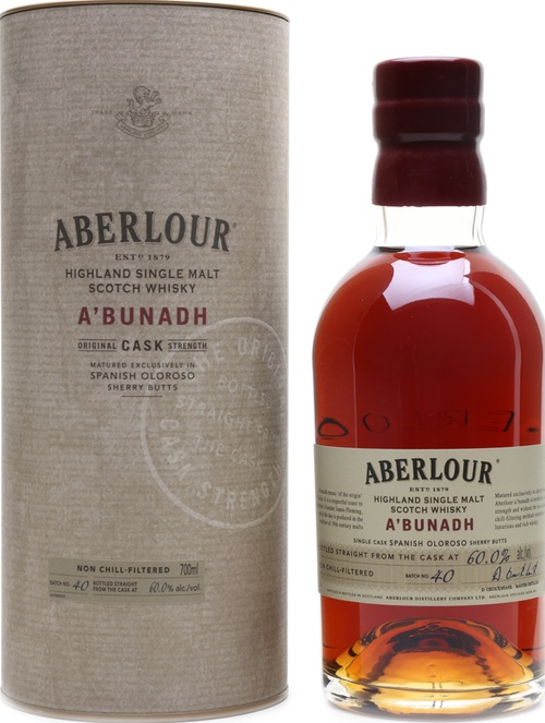 Aberlour A'bunadh batch #40 Oloroso Sherry Casks 60% 700ml
