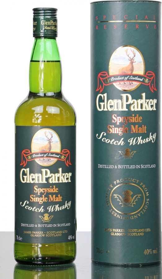 Glen Parker Speyside Single Malt ADD Oak Barrels 40% 700ml