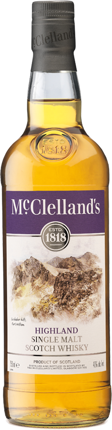 McClelland's Highland Single Malt Scotch Whisky 40% 750ml