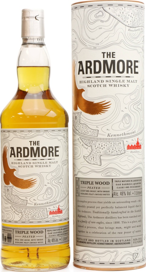 Ardmore Triple Wood Peated 46% 1000ml