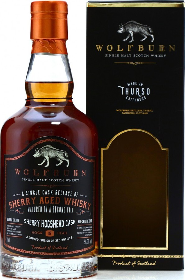 Wolfburn Sherry Aged Whisky Limited Edition #87 Maverick Drinks 56.9% 700ml