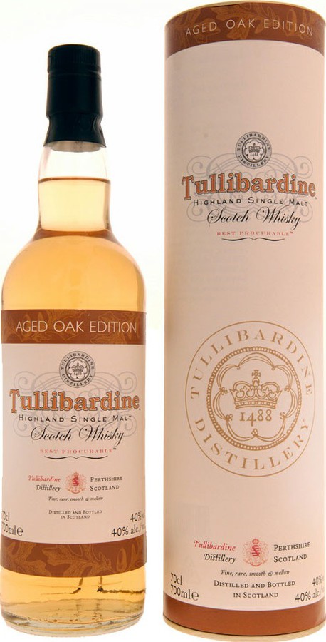 Tullibardine Aged Oak Edition 40% 700ml
