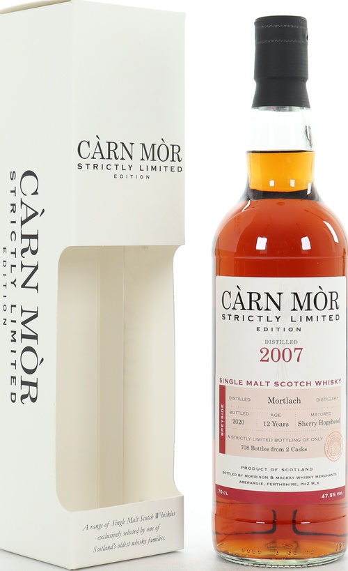 Mortlach 2007 MMcK Carn Mor Strictly Limited Edition 47.5% 700ml