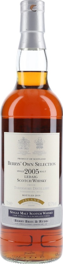 Ledaig 2005 BR Berrys Own Selection Sherry Butt #900008 62.7% 700ml