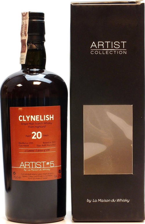 Clynelish 1995 LMDW Artist #5 Refill Sherry Butt #8684 54.2% 700ml