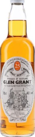 Glen Grant 25yo GM Licensed Bottling Cork stopper 40% 700ml
