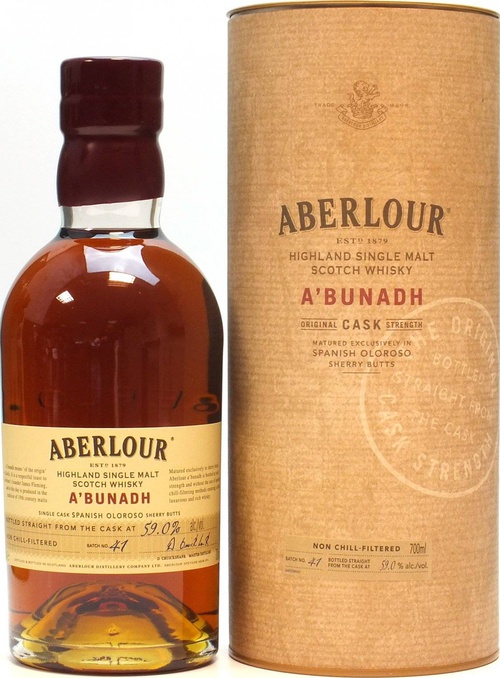 Aberlour A'bunadh batch #41 Spanish Oloroso Sherry Butts 59% 700ml