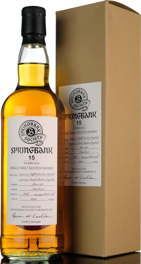 Springbank 1997 Society Bottling 56.5% 700ml