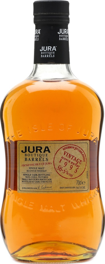 Isle of Jura 1995 Boutique Barrels Small Batch Bourbon Cask 56.4% 700ml