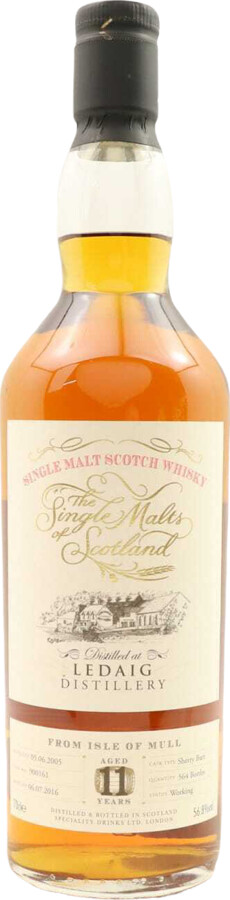 Ledaig 2005 SMS The Single Malts of Scotland 11yo Sherry Butt #900161 56.8% 700ml