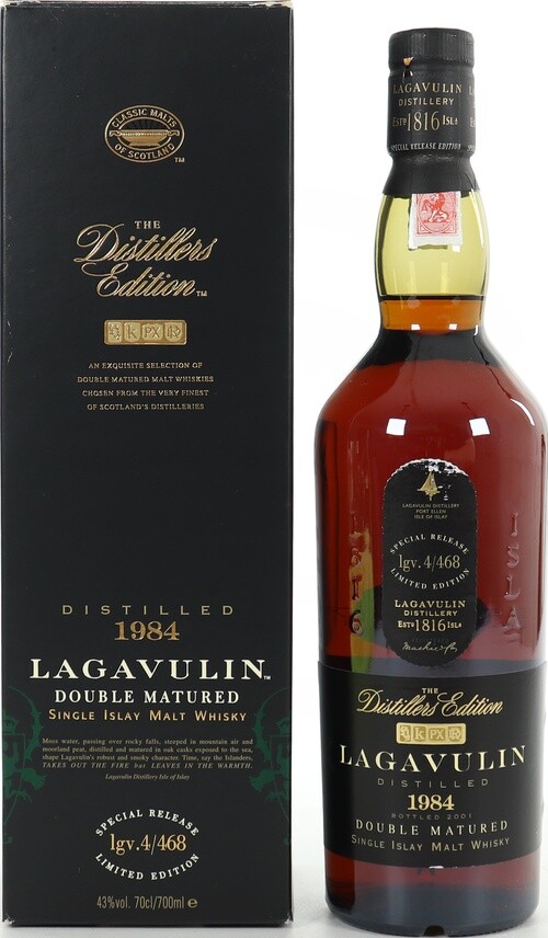 Lagavulin 1984 The Distillers Edition 43% 700ml