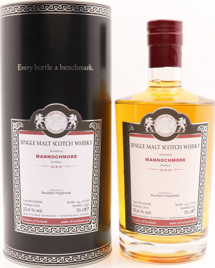 Mannochmore 2010 MoS Bourbon Hogshead 55.6% 700ml