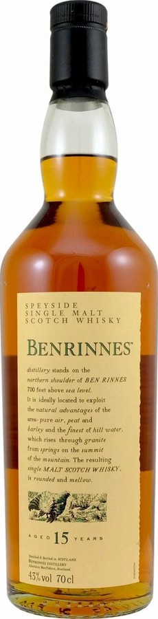 Benrinnes 15yo Flora & Fauna 43% 700ml