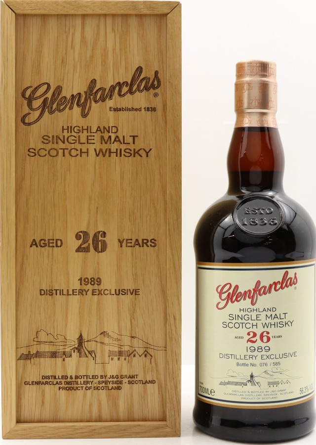 Glenfarclas 1989 Distillery Exclusive Sherry Cask 56.3% 700ml