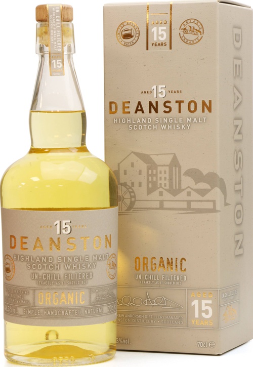 Deanston 15yo Organic Rejuvenated Bourbon Casks 46.3% 700ml