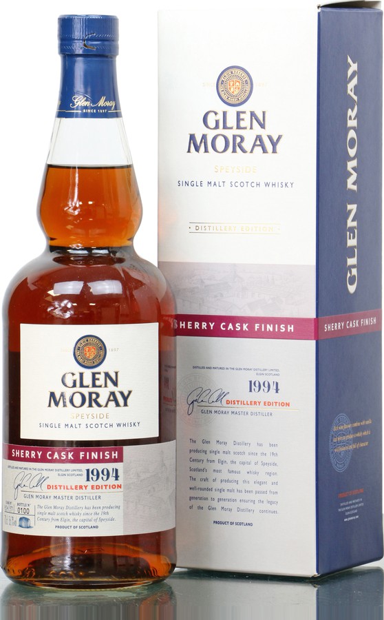 Glen Moray 1994 Sherry Cask Finish Distillery Edition 904/57 56.7% 700ml