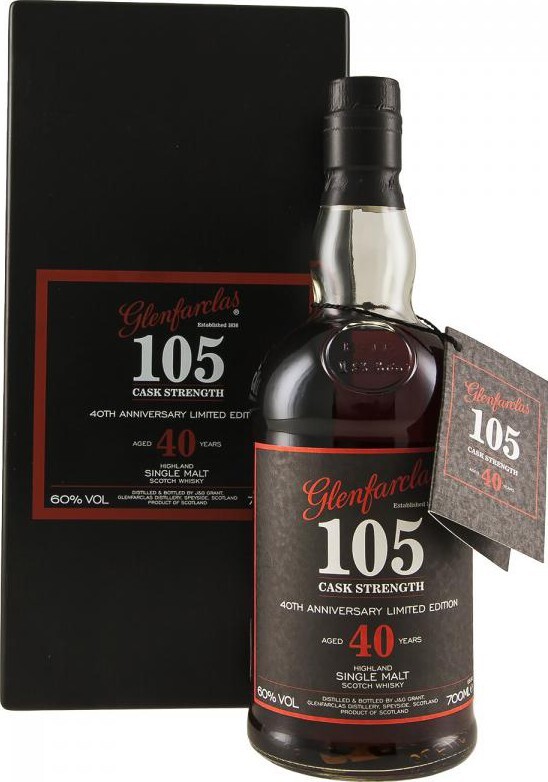 Glenfarclas 105 40th Anniversary Limited Edition Oloroso Sherry Butt 60% 700ml