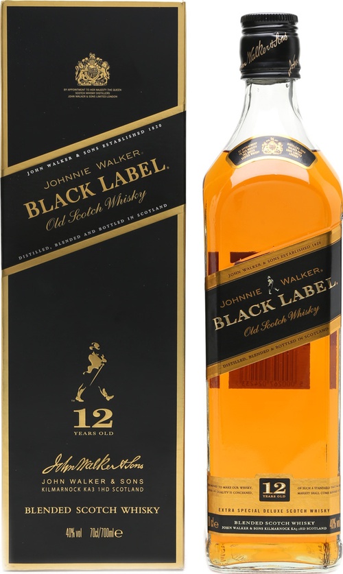 Johnnie Walker Black Label Old Scotch Whisky 12yo 40% 700ml