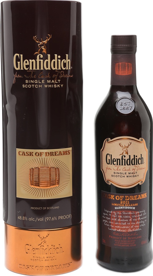 Glenfiddich Cask Of Dreams 2011 Limited Release 48.8% 750ml