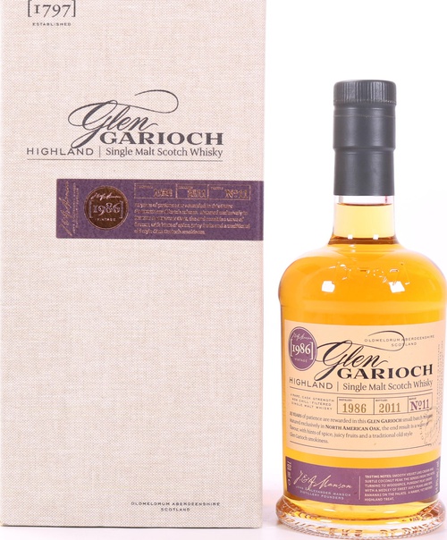 Glen Garioch 1986 Vintage Batch 11 American Oak 54.6% 700ml