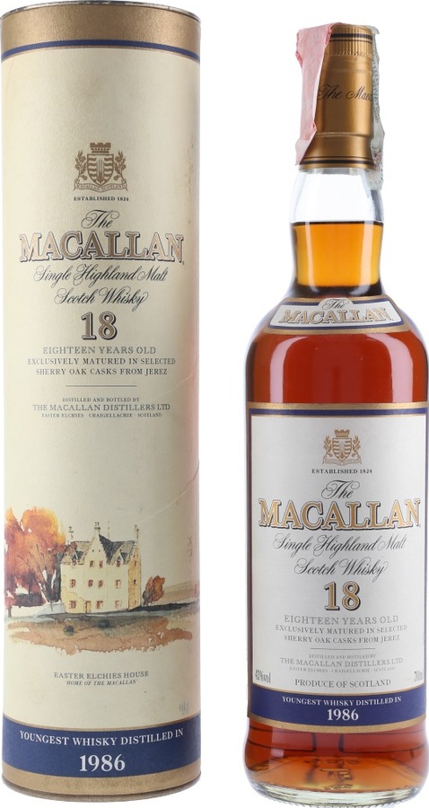 Macallan 1986 Vintage Sherry 43% 700ml