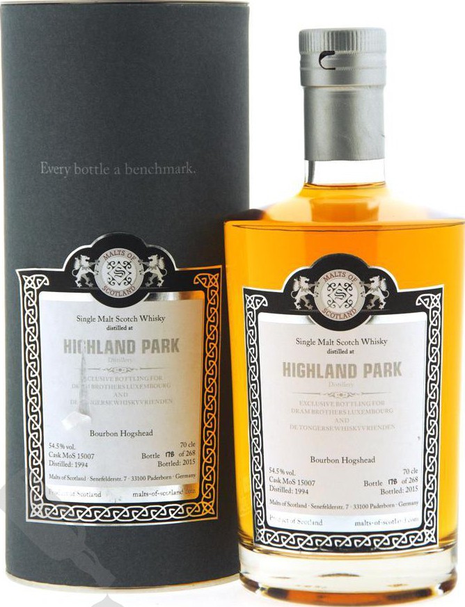 Highland Park 1994 MoS Bourbon Hogshead 54.5% 700ml