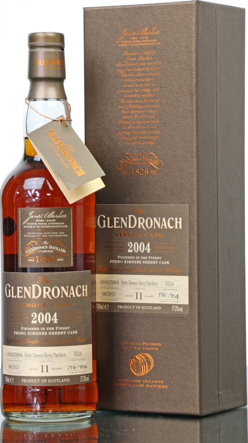 Glendronach 2004 Single Cask Batch 12 #5524 57.8% 700ml