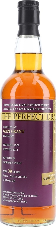 Glen Grant 1972 TWA Spirits in the sky The Perfect Dram Ex-Sherry Wood 53.2% 700ml