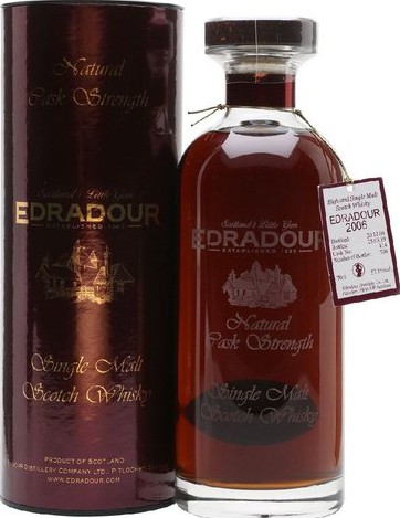 Edradour 2006 Natural Cask Strength Sherry Butt #347 57.2% 700ml