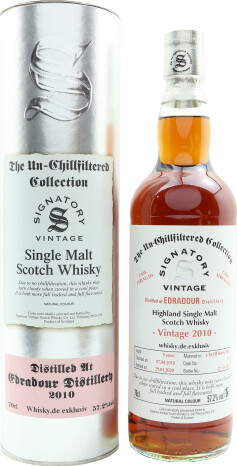 Edradour 2010 SV The Un-Chillfiltered Collection Cask Strength 1st Fill Sherry Butt #78 Whisky.de exklusiv 57.2% 700ml