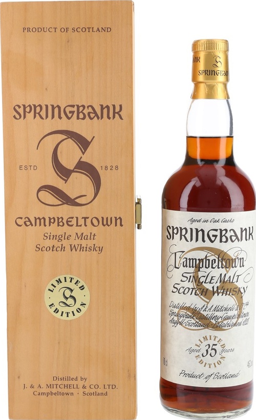 Springbank 35yo Millennium Bottling Limited Edition 46% 700ml