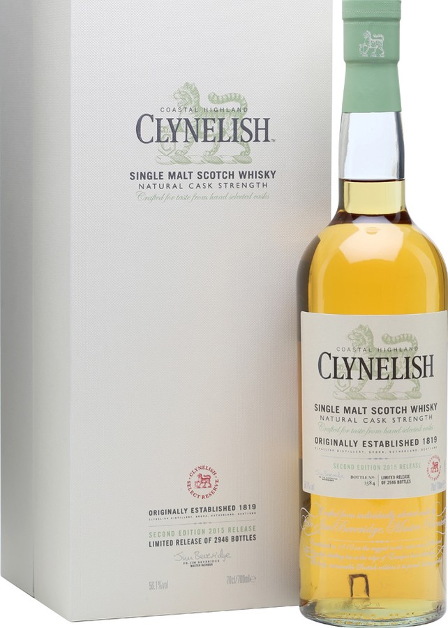 Clynelish Select Reserve Diageo Special Releases 2015 56.1% 700ml
