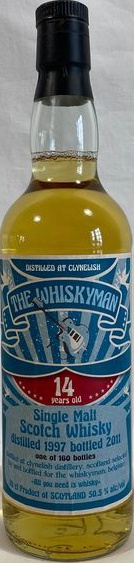 Clynelish 1997 TWhm Allyo u need is whisky 50.5% 700ml