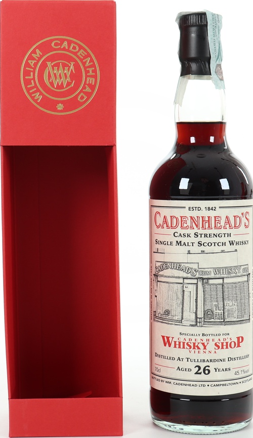 Tullibardine 1993 CA Cadenhead's Whisky Shop Vienna 45.1% 700ml