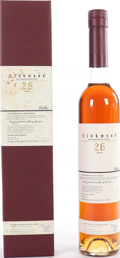 Linkwood 1981 Red Wine Diageo Special Releases 2008 55.5% 500ml