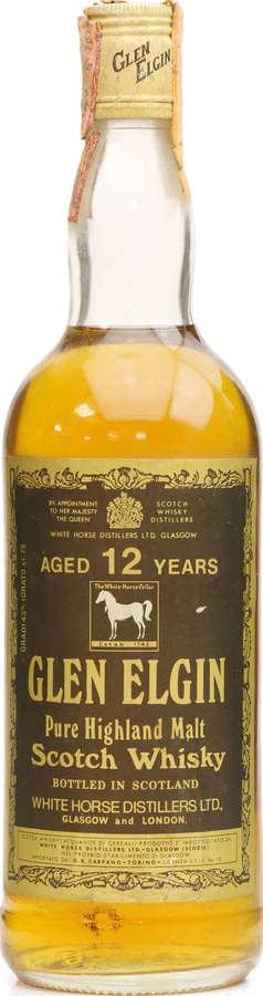 Glen Elgin 12yo Pure Highland Malt Scotch Whisky 43% 750ml