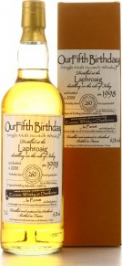 Laphroaig 1998 JB Our 5th Birthday Bourbon Cask #3009 61.2% 700ml